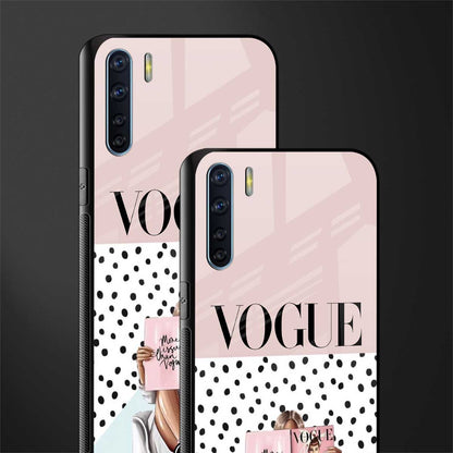 vogue queen glass case for oppo f15 image-2