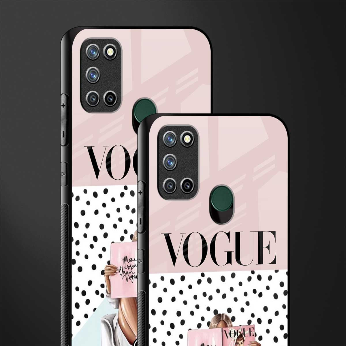 vogue queen glass case for realme 7i image-2