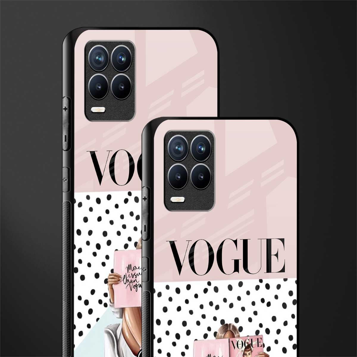 vogue queen glass case for realme 8 4g image-2