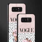 vogue queen glass case for samsung galaxy note 8 image-2