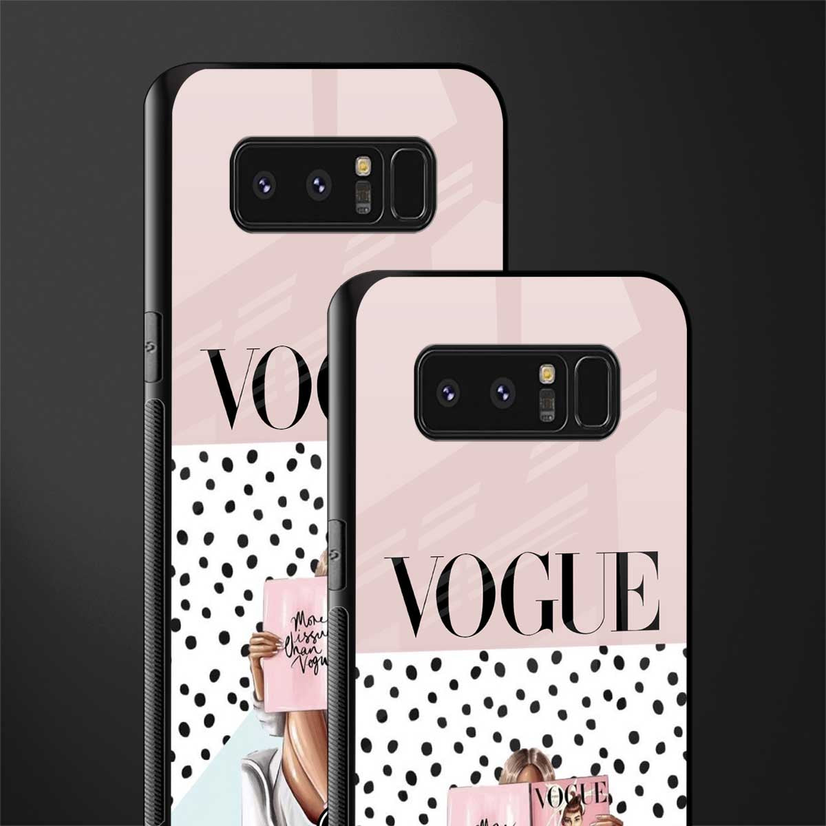 vogue queen glass case for samsung galaxy note 8 image-2