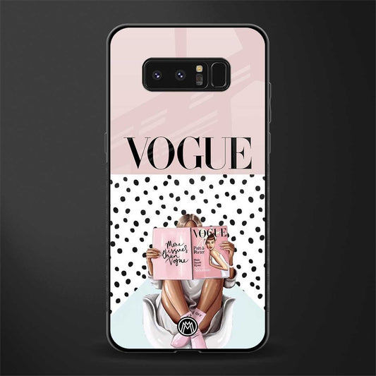 vogue queen glass case for samsung galaxy note 8 image