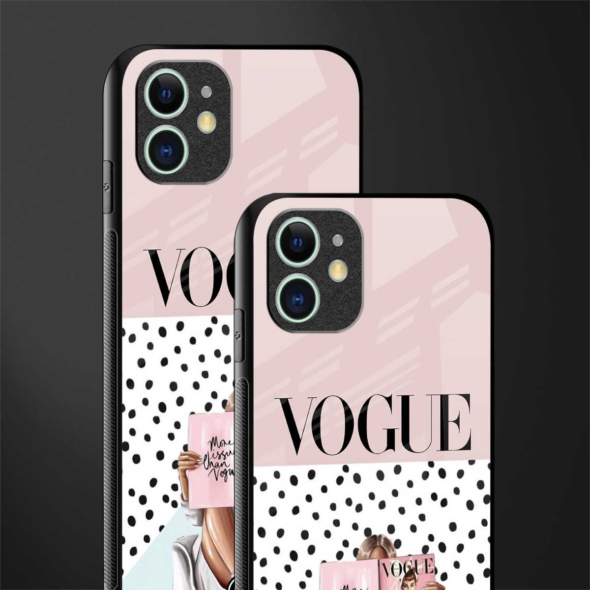 vogue queen glass case for iphone 12 mini image-2