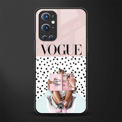 vogue queen glass case for oneplus 9 pro image