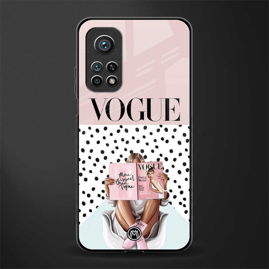 vogue queen glass case for mi 10t 5g image