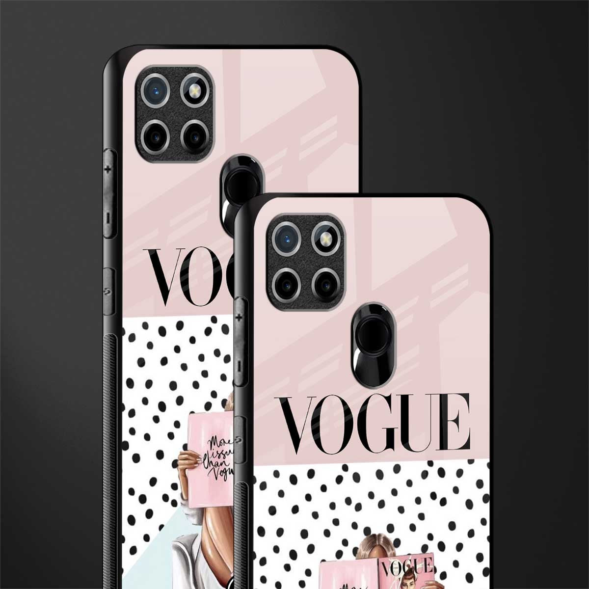 vogue queen glass case for realme c21 image-2