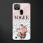 vogue queen glass case for realme c21 image