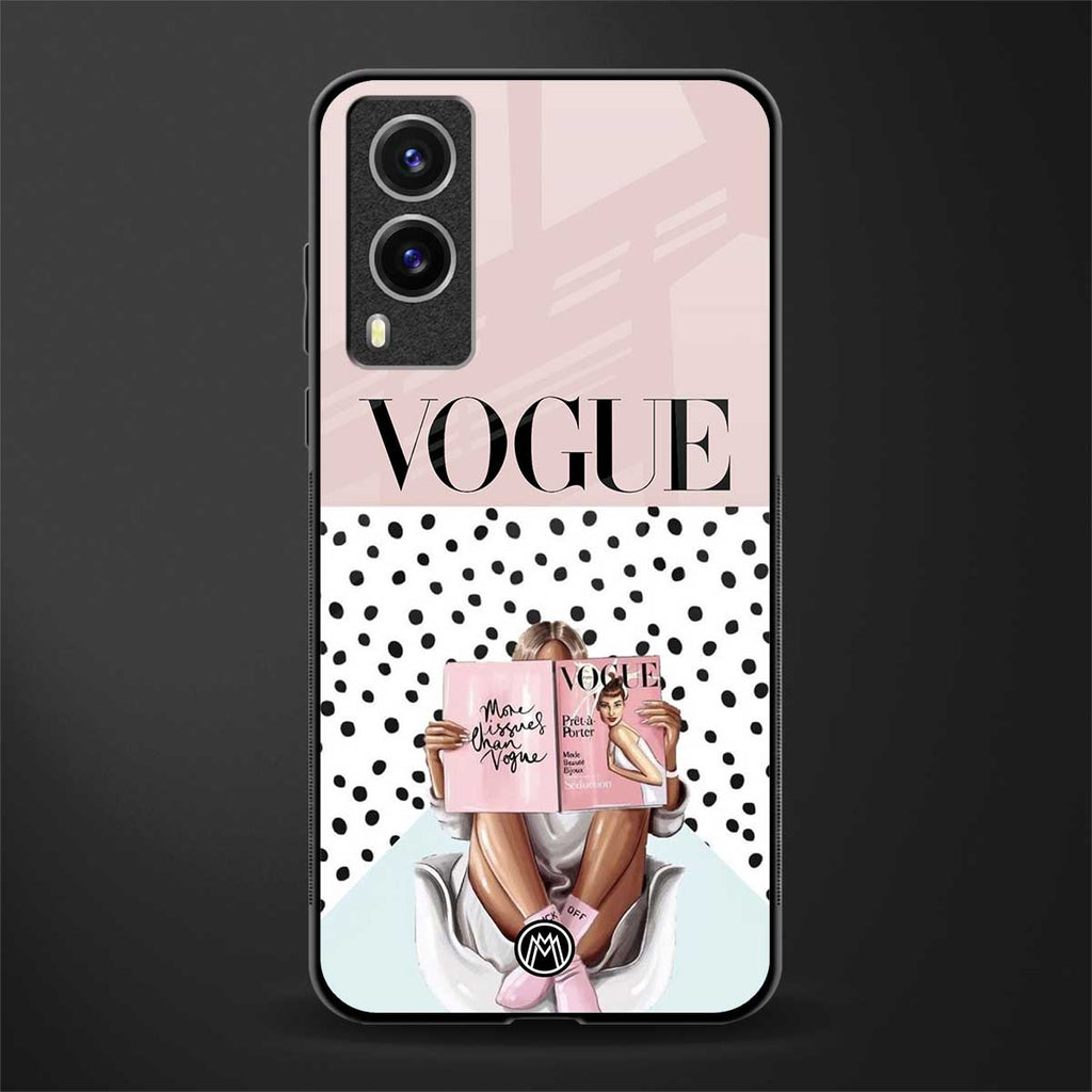 vogue queen glass case for vivo v21e 5g image