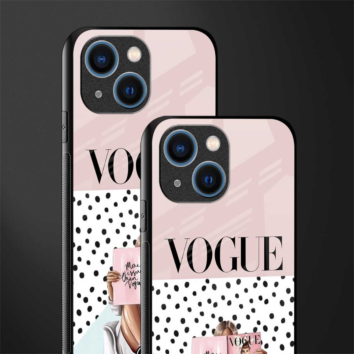 vogue queen glass case for iphone 13 mini image-2