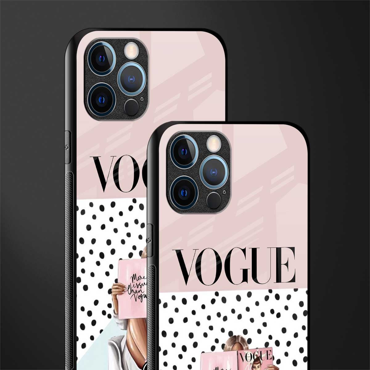 vogue queen glass case for iphone 12 pro max image-2