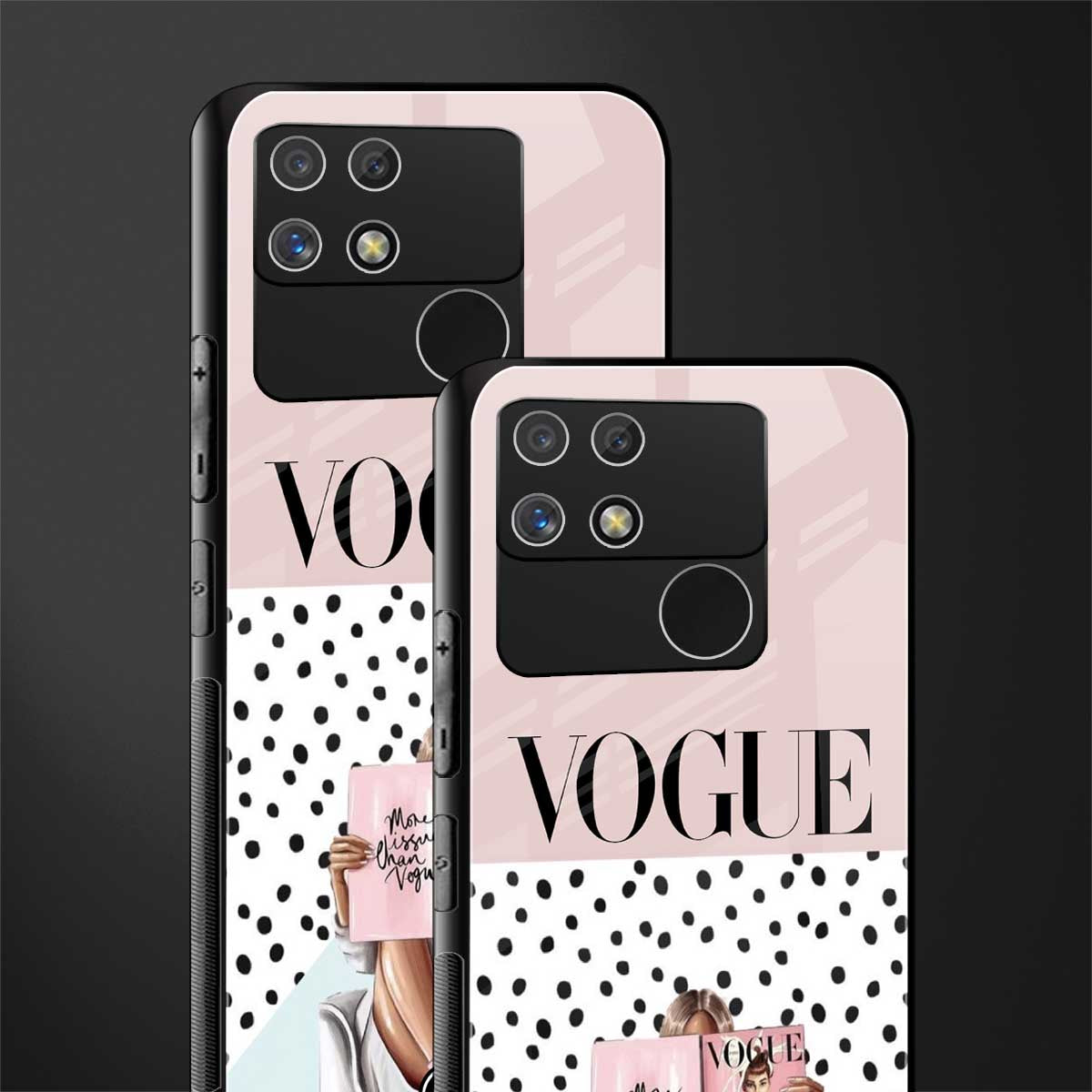 vogue queen back phone cover | glass case for realme narzo 50a