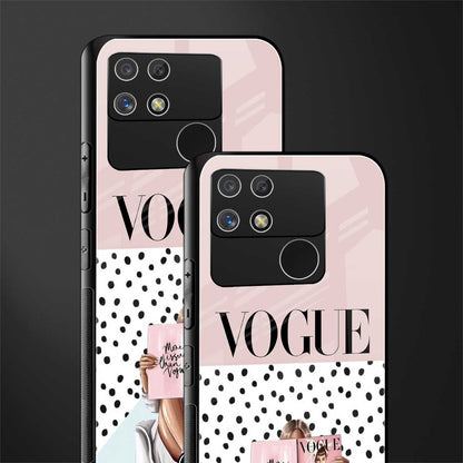vogue queen back phone cover | glass case for realme narzo 50a