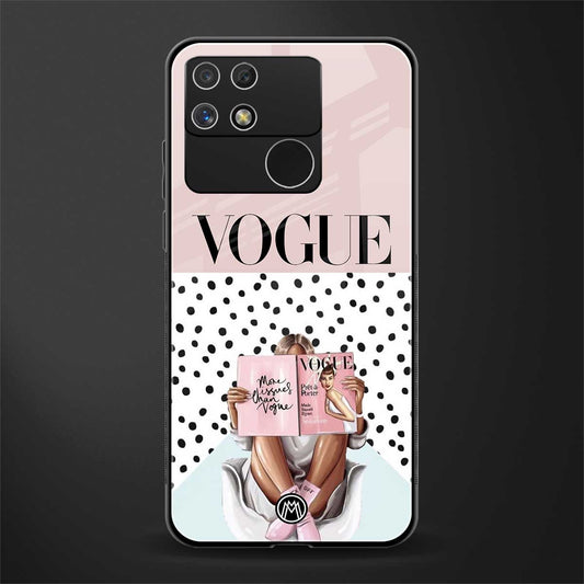 vogue queen back phone cover | glass case for realme narzo 50a