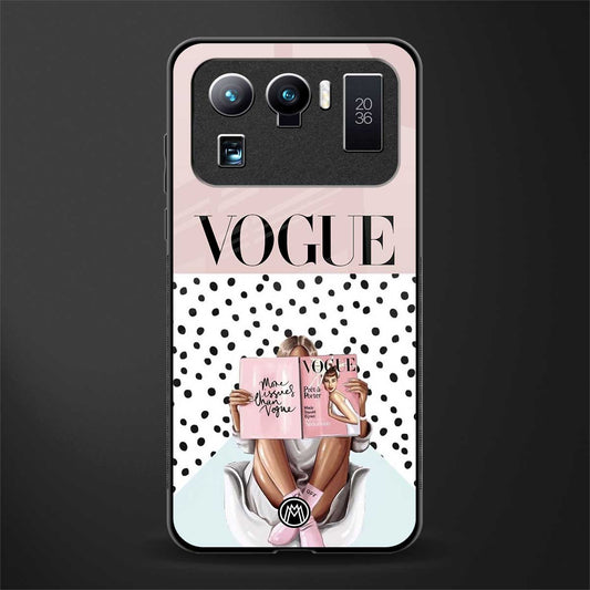 vogue queen glass case for mi 11 ultra 5g image