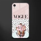 vogue queen glass case for iphone xr image