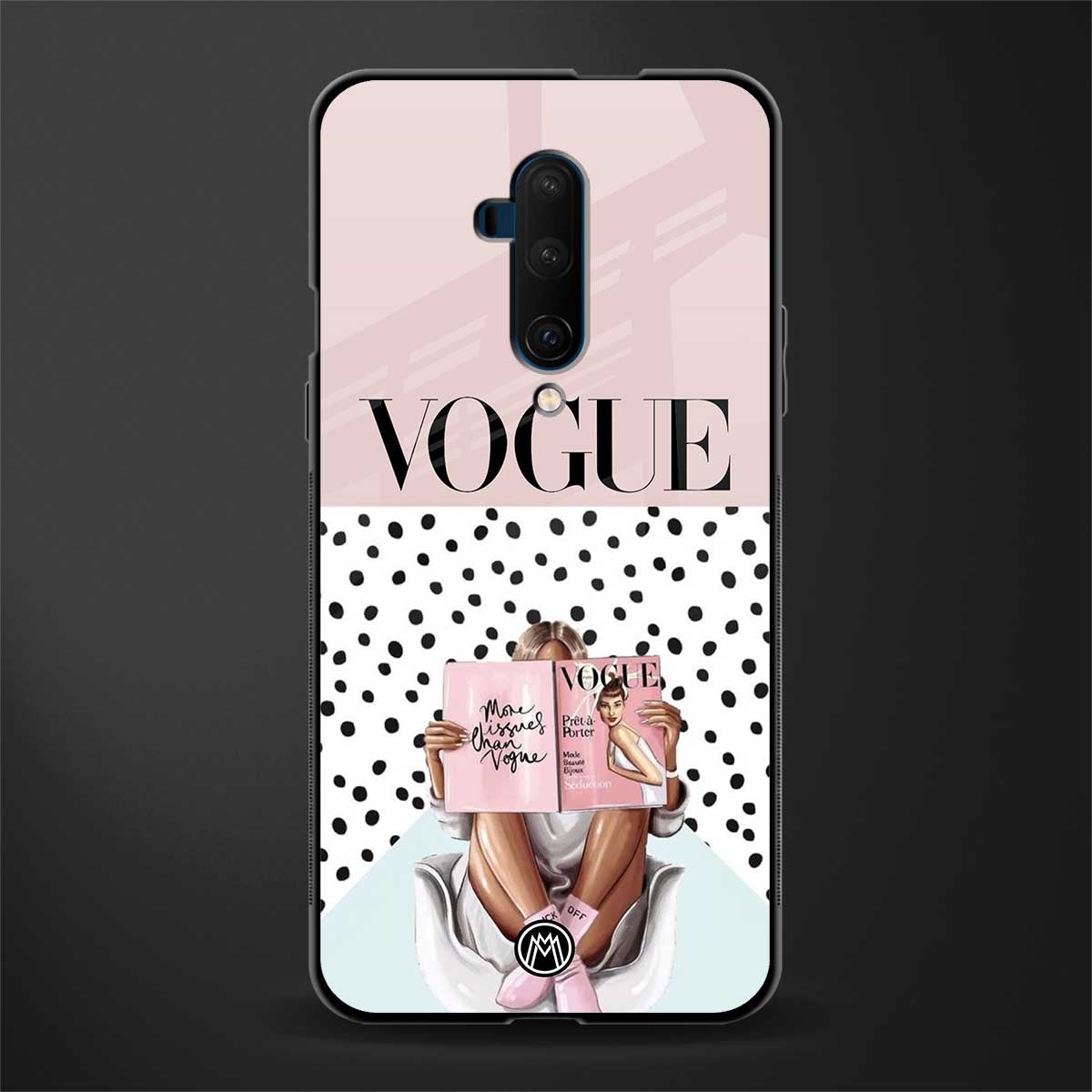 vogue queen glass case for oneplus 7t pro image