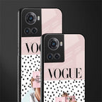 vogue queen back phone cover | glass case for oneplus 10r 5g