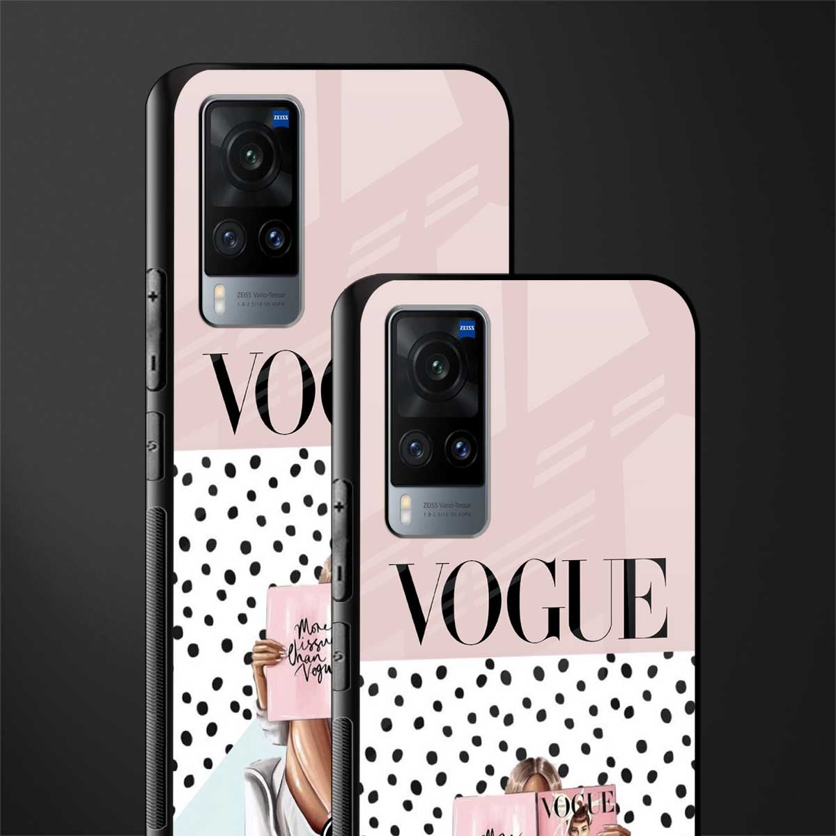 vogue queen glass case for vivo x60 image-2