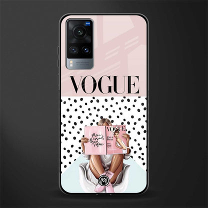 vogue queen glass case for vivo x60 image