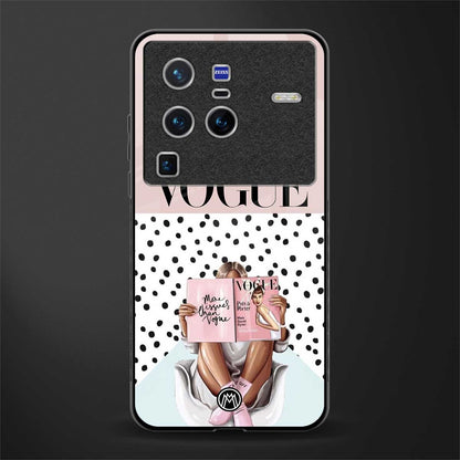 vogue queen glass case for vivo x80 pro 5g image