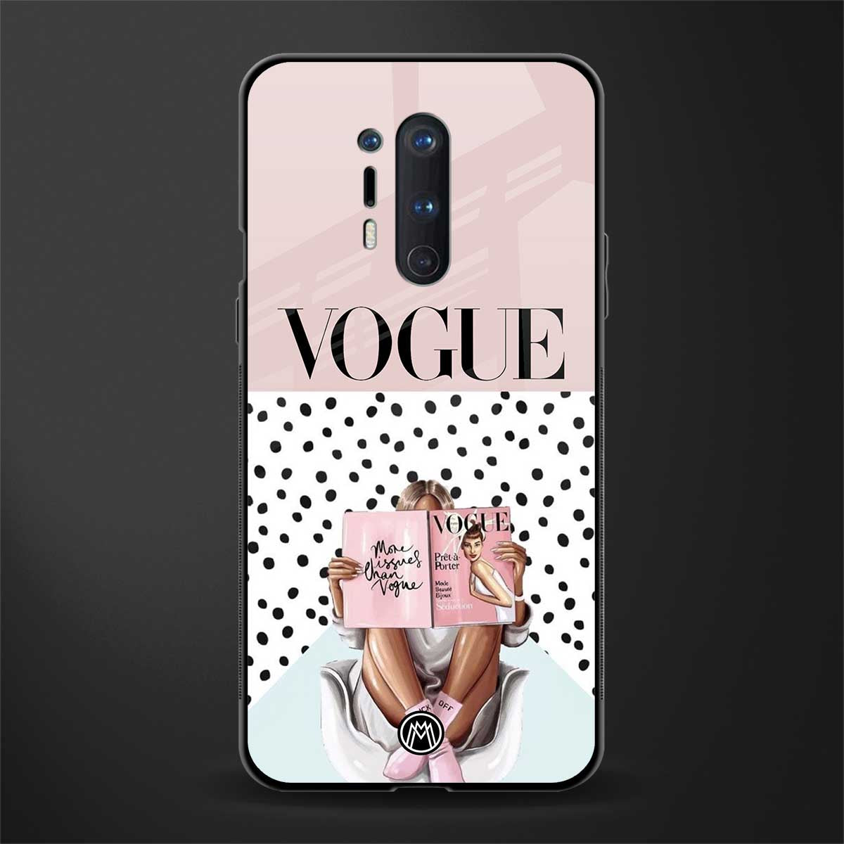 vogue queen glass case for oneplus 8 pro image