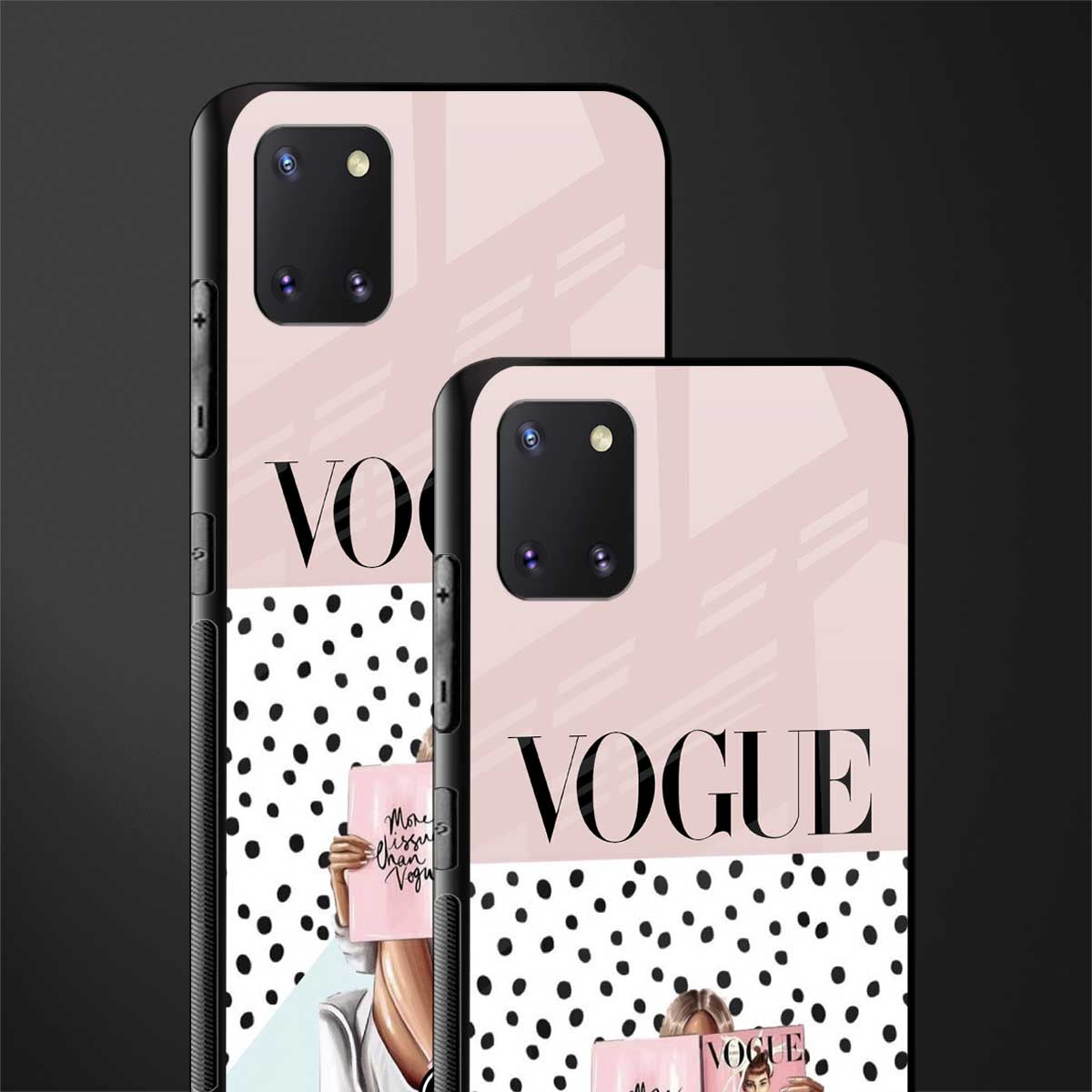 vogue queen glass case for samsung galaxy note 10 lite image-2