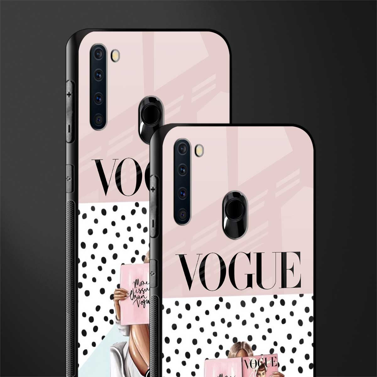 vogue queen glass case for samsung a21 image-2