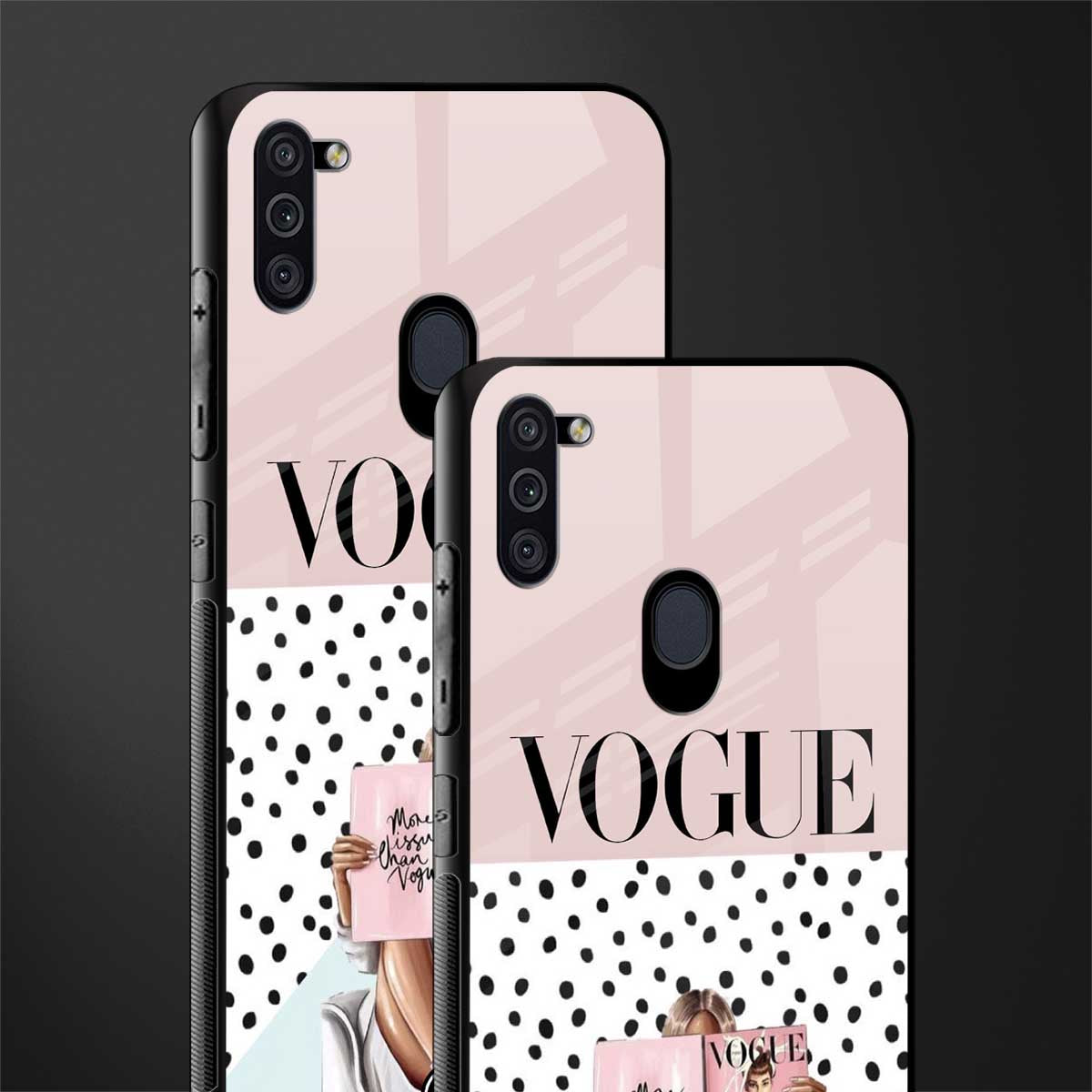 vogue queen glass case for samsung galaxy m11 image-2