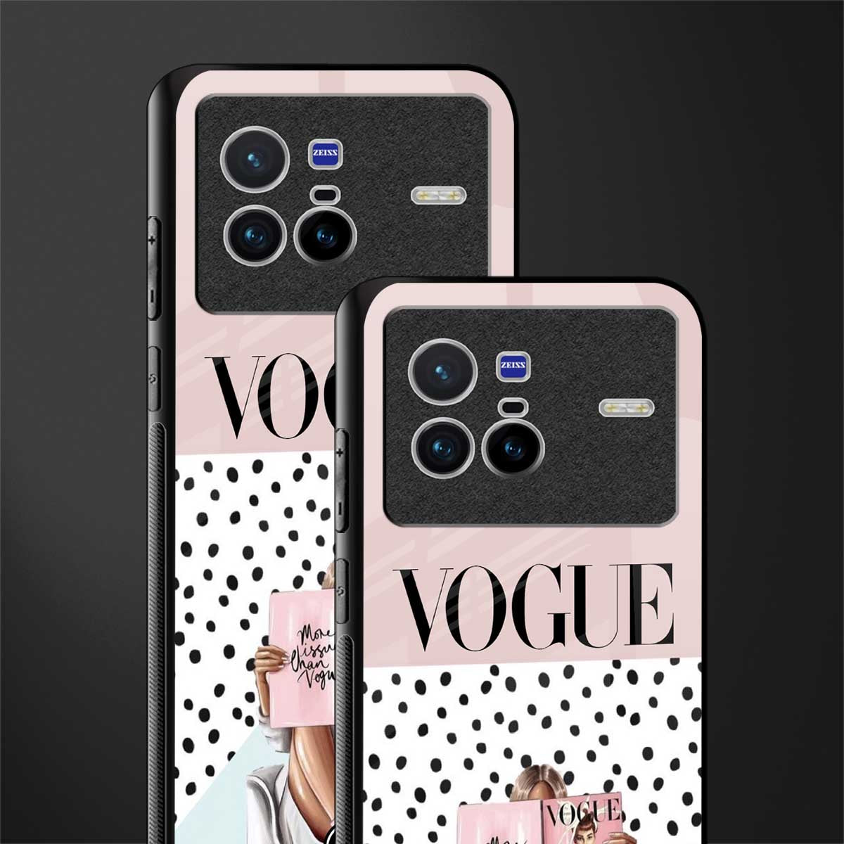 vogue queen glass case for vivo x80 image-2