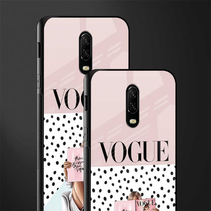 vogue queen glass case for oneplus 6t image-2