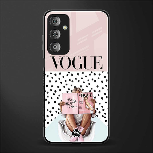 vogue queen back phone cover | glass case for samsung galaxy f23 5g