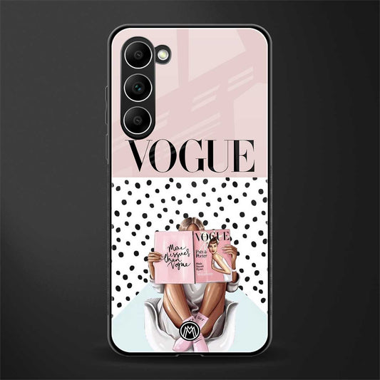 Vogue-Queen-Glass-Case for phone case | glass case for samsung galaxy s23