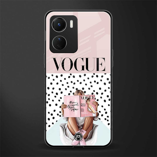 vogue queen back phone cover | glass case for vivo y16