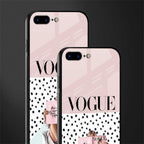 vogue queen glass case for iphone 7 plus image-2