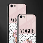 vogue queen glass case for iphone se 2020 image-2