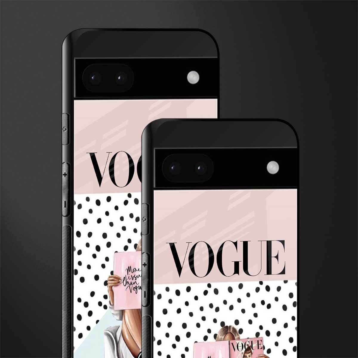 vogue queen back phone cover | glass case for google pixel 6a