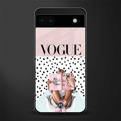 vogue queen back phone cover | glass case for google pixel 6a