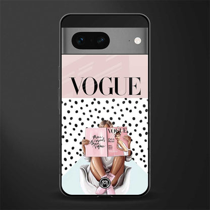 vogue queen back phone cover | glass case for google pixel 7