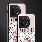 vogue queen back phone cover | glass case for oneplus 11
