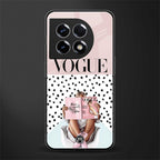 vogue queen back phone cover | glass case for oneplus 11
