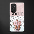 vogue queen back phone cover | glass case for samsung galaxy a14 5g