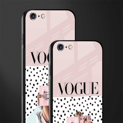 vogue queen glass case for iphone 6 image-2