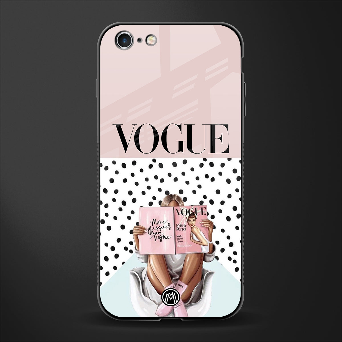 vogue queen glass case for iphone 6 plus image