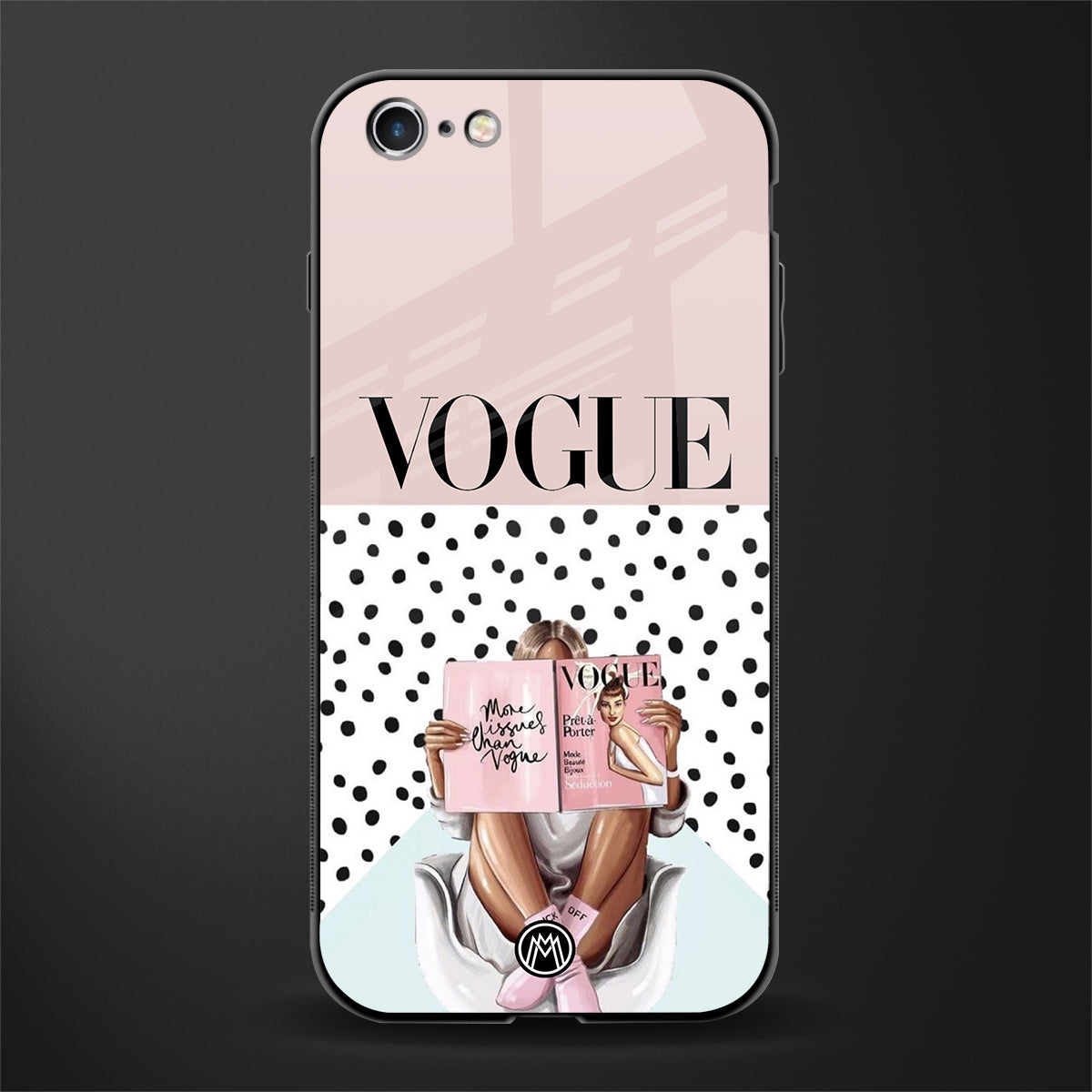 vogue queen glass case for iphone 6 image