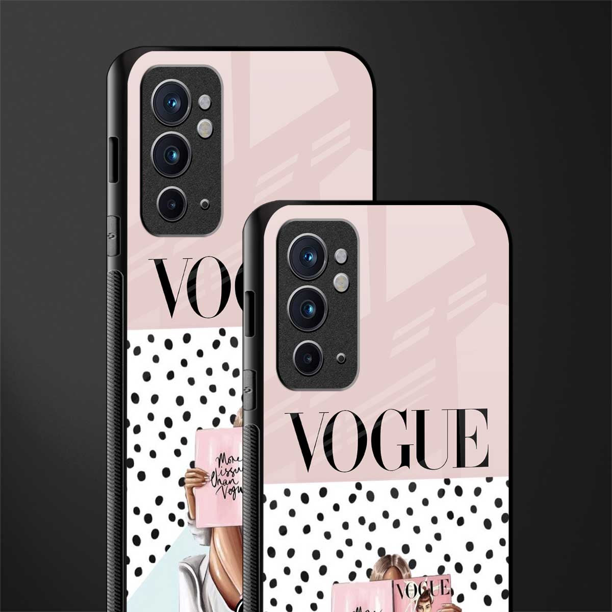 vogue queen glass case for oneplus 9rt image-2