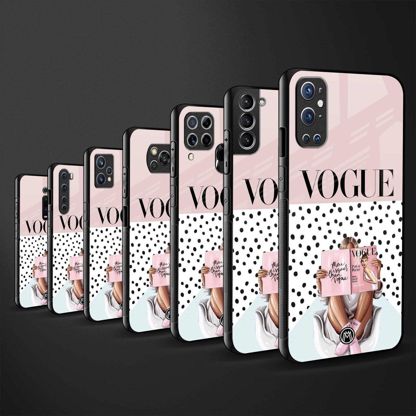 vogue queen back phone cover | glass case for vivo y73