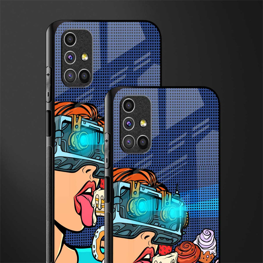 vr dessert glass case for samsung galaxy m31s image-2