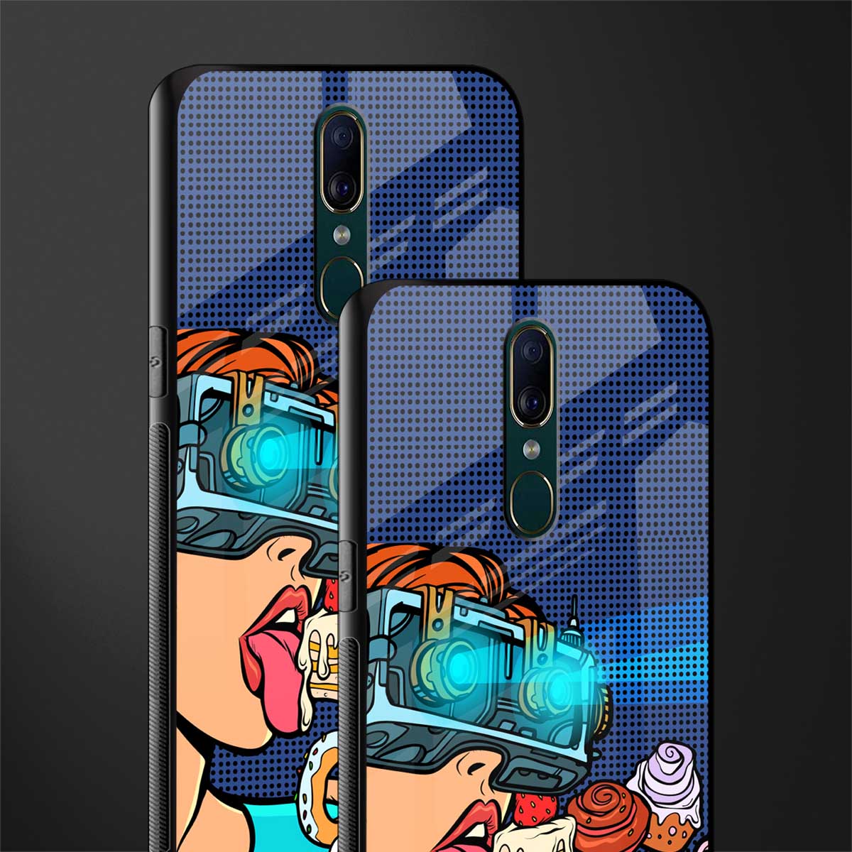 vr dessert glass case for oppo f11 image-2