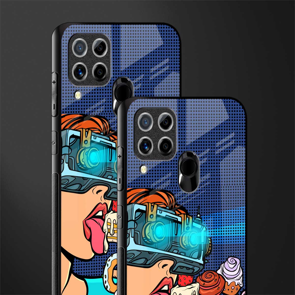 vr dessert glass case for realme c15 image-2