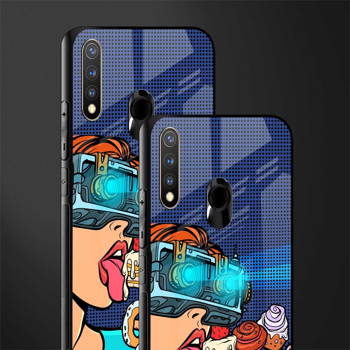 vr dessert glass case for vivo y19 image-2